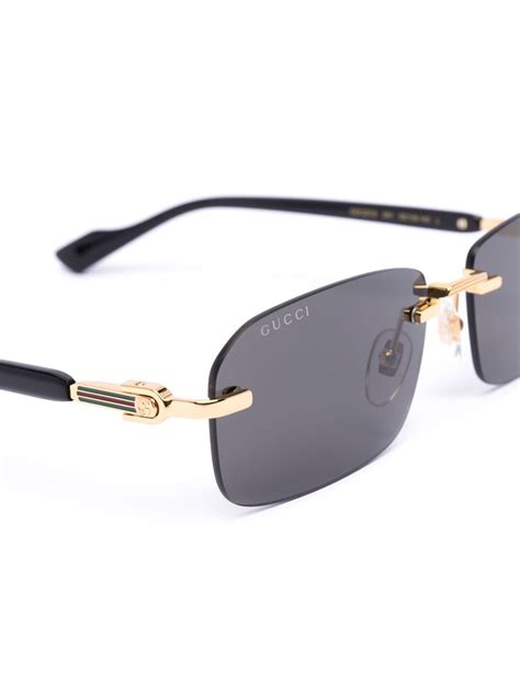 rimless gucci glasses|gucci sunglasses unisex.